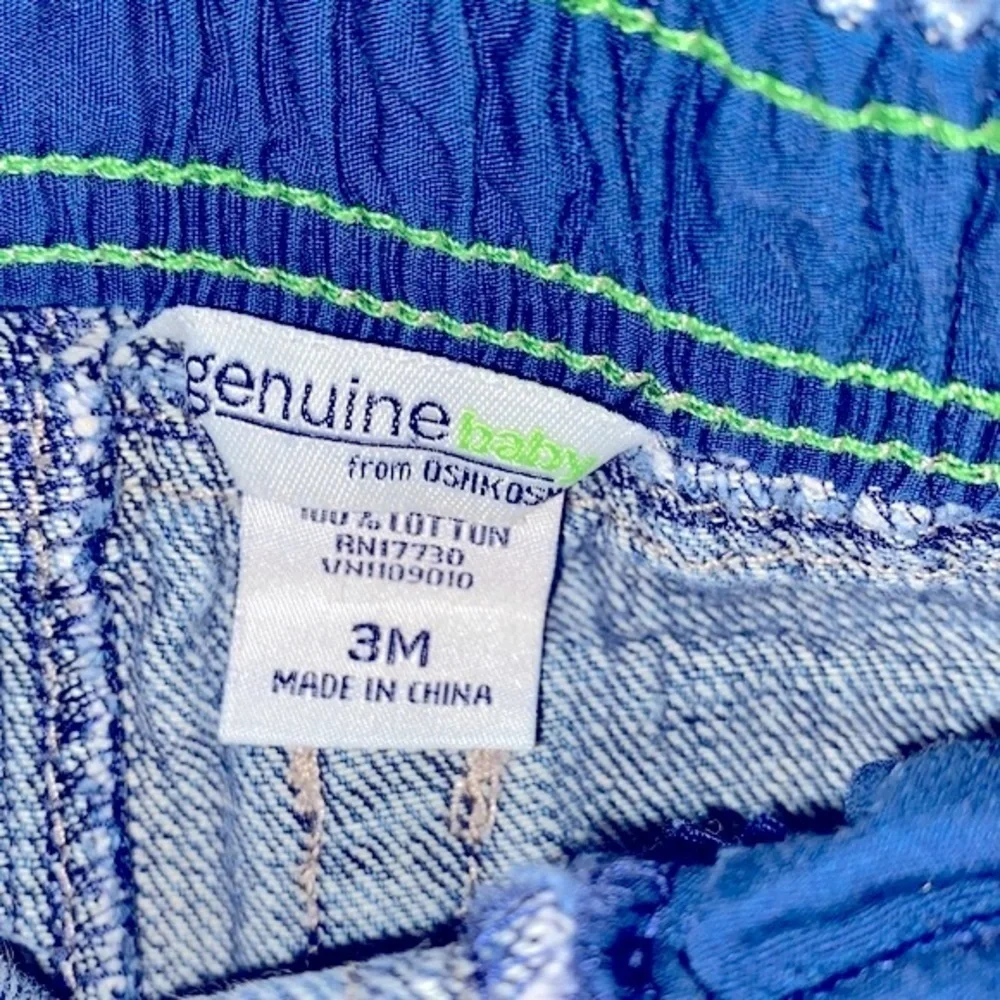 Osh Kosh b’gosh denim shorts size 3 months
